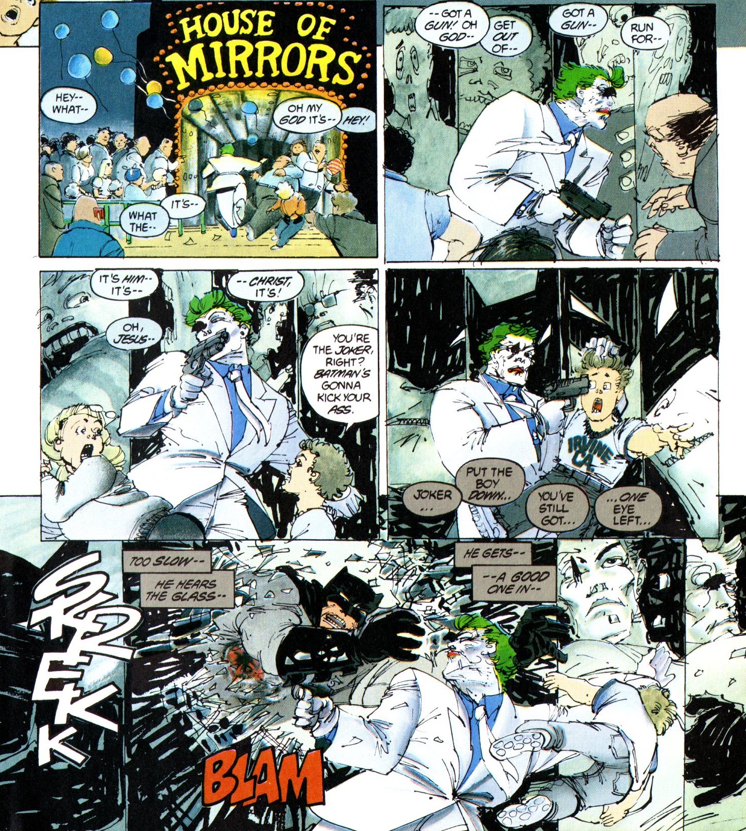 On the Joker's broken reflection | Gotham Calling